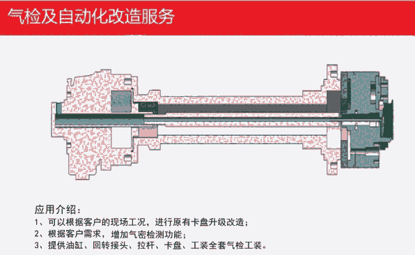 供应BOSSCHUCK气检及自动化改造  提供油缸等全套气检工装