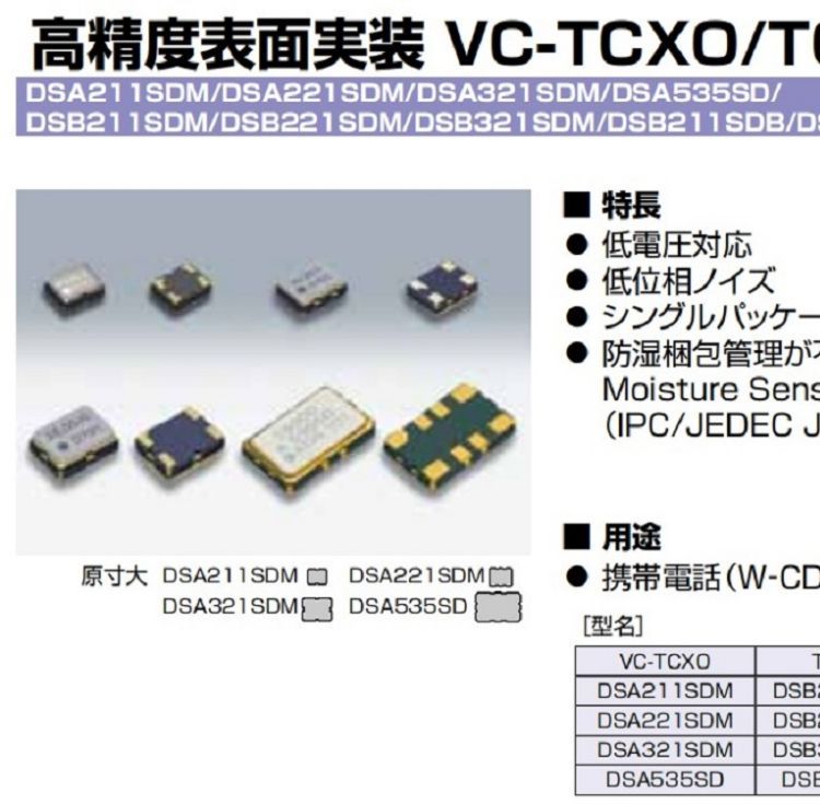 1XTV25000JBADSA321SDMKDSԴVC-TCXOң豸Ӧ